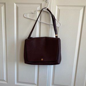 Burgundy computer bag/purse